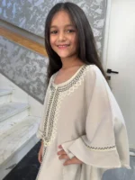 عبايه بناتي فراشة الشرق - الصورة 18