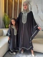 عبايه بناتي فراشة الشرق - الصورة 2