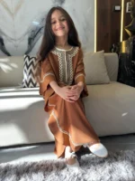 عبايه بناتي فراشة الشرق - الصورة 6