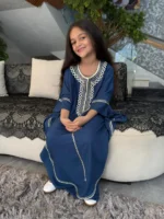 عبايه بناتي فراشة الشرق - الصورة 8