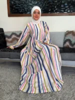 ⁦فستان روزين 🌼⁩ - الصورة ⁦9⁩