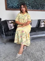 ⁦فستان نيروز 🩶⁩ - الصورة ⁦3⁩