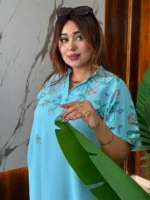 ⁦فستان نيروز 🩶⁩ - الصورة ⁦2⁩